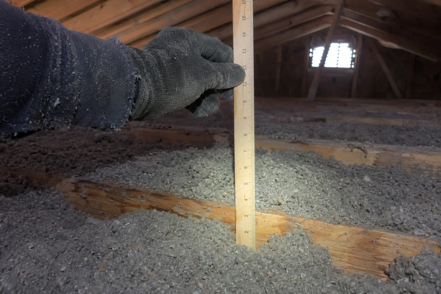 Insulation depth check