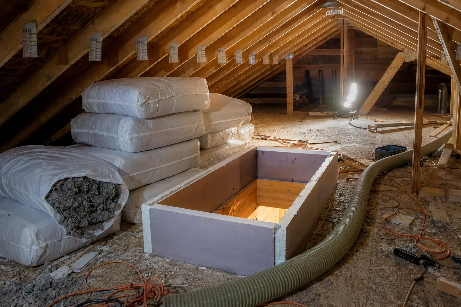 Attic preparation