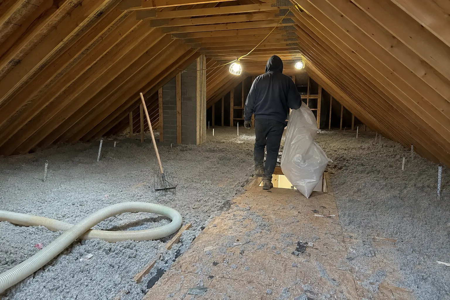 Active jobsite cleanup